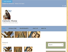 Tablet Screenshot of catholicmoms.com